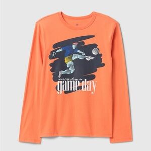 Soccer Everyday Is Game Day Long Sleeve Graphic Tee Boys Size Large NWT